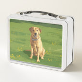 Yellow Labrador Retriever Dog (Achterkant)