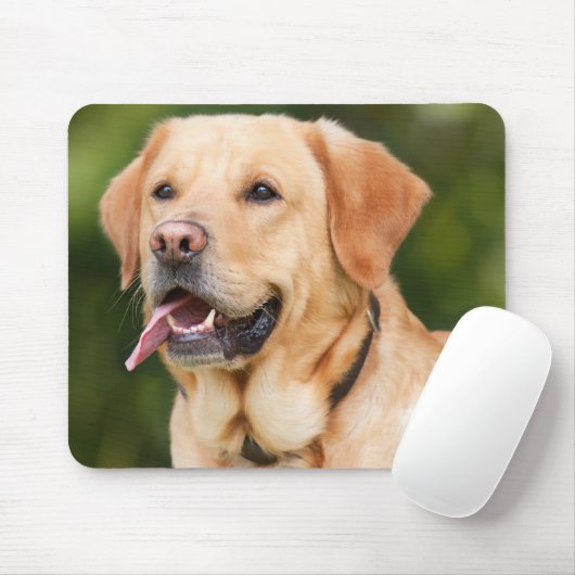 Yellow Labrador Retriever Dog - Lab Muismat (Met muis)