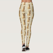 Yellow Labrador Retriever Dog Leggings (Achterkant)