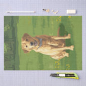 Yellow Labrador Retriever Dog Tissuepapier (Craft)