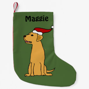 Yellow Labrador Retriever kerstaking Kleine Kerstsok