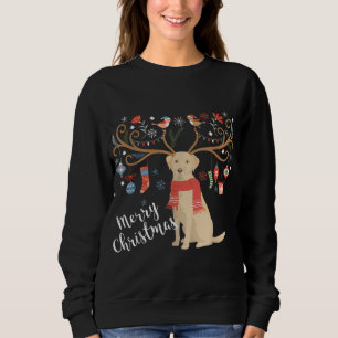 Yellow Labrador Retriever Kerstmis dog Lab Xmas S Trui