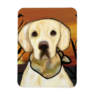 Yellow Labrador Retriever Magneet