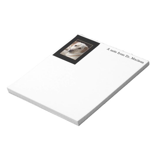 Yellow Labrador Retriever Notitieblok (Gedraaid)