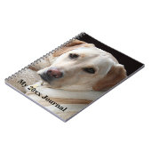 Yellow Labrador Retriever Notitieboek (Linkerzijde)
