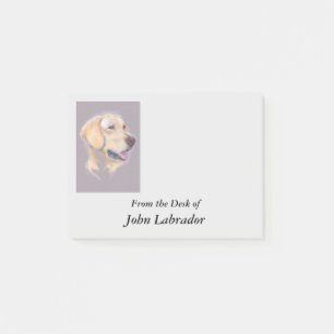 Yellow Labrador Retriever portret Post-it® Notes