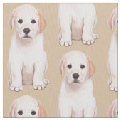 Yellow Labrador Retriever Pupppy Stof (Close Up)