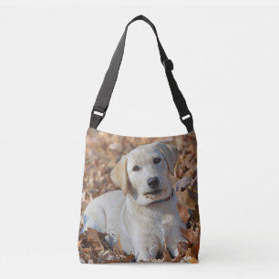 Yellow Labrador Retriever Puppy Crossbody Tas