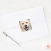 Yellow Labrador Retriever Puppy Dog Sticker (Envelop)