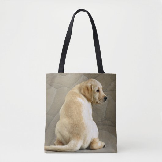 Yellow Labrador Retriever Puppy Draagtas (Voorkant)