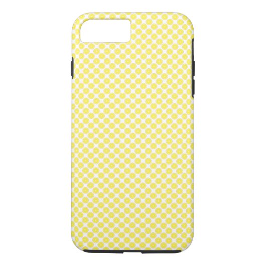 Yellow Lemon Fruit Pattern Case-Mate iPhone Case (Achterkant)
