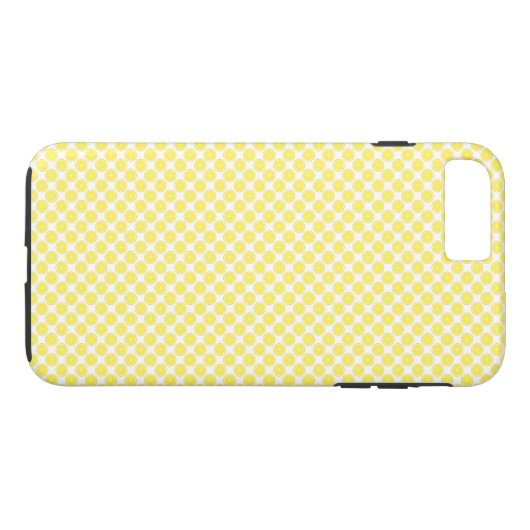 Yellow Lemon Fruit Pattern Case-Mate iPhone Case (Achterkant (Horizontaal))