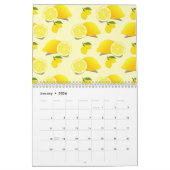 Yellow Lemon Pattern Kalender (Jan 2026)