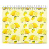 Yellow Lemon Pattern Kalender (Hoes)