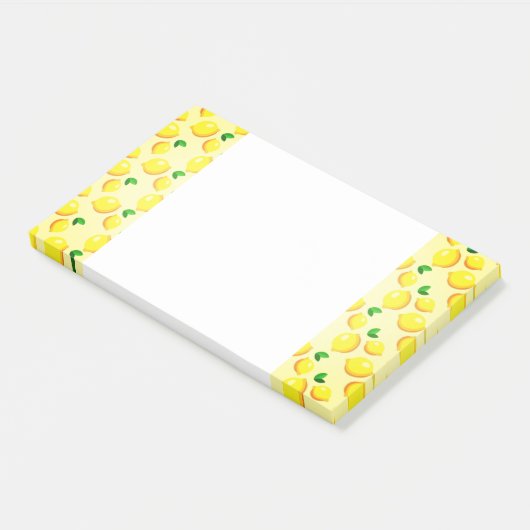 Yellow Lemon Post het Opmerkingen Post-it® Notes (Schuin)