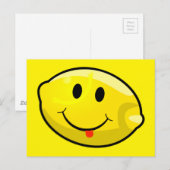 Yellow Lemon Tongue Briefkaart (Voorkant / Achterkant)