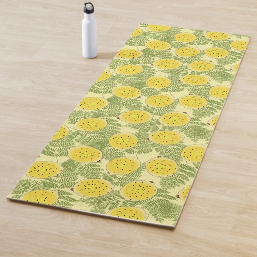 Yellow Lemon yoga mat (In situ)