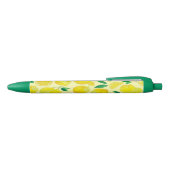 Yellow Lemon Zwarte Inkt Pen (Bovenkant)