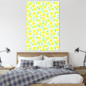 Yellow Lemons Canvas Print (Insitu (Slaapkamer))
