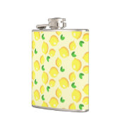Yellow Lemons Flask Heupfles (Links)