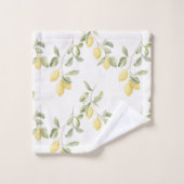 Yellow Lemons Fruit   (Gant de toilette)