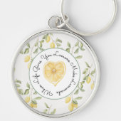 Yellow Lemons Fruit Lemonade Sleutelhanger (Voorkant)
