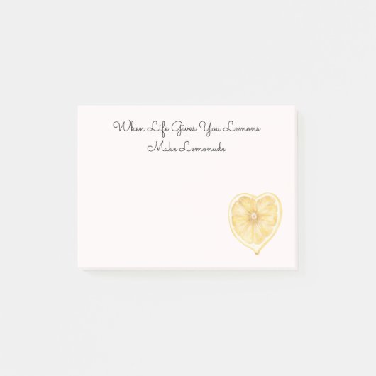 Yellow Lemons Fruit   Post-it® Notes (Voorkant)