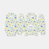 Yellow Lemons Mint Groen en Blauw Vrijgezellenfees Bedankdoosjes (Uitgevouwen)