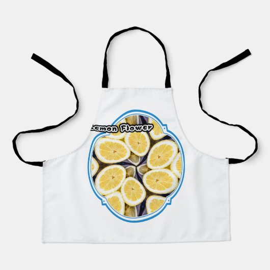 Yellow Lemons Pattern Schort (Voorkant)
