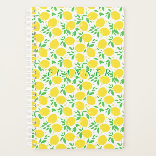 Yellow Lemons Planner (Voorkant)