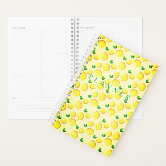 Yellow Lemons Planner - Gepersonaliseerd (Display)