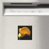 Yellow Lilly Magneet (Insitu (Vaatwasser))