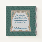 Yellow Lily Dankbaarheid Happiness Journal Notitieboek (Achterkant)