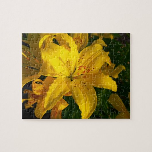 Yellow Lily Puzzle Legpuzzel (Horizontaal)