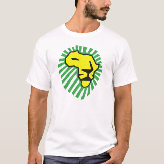 Yellow Lion Green Mane Waka Waka Waka Africa Shirt