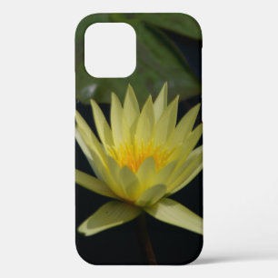 Yellow Lotus Waterlily iPhone 12 Hoesje
