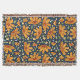 Yellow Luxe Florals Deken