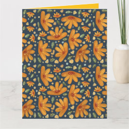 Yellow Luxe Florals Kaart