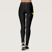Yellow Medical Symbool Leggings (Achterkant)