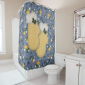 Yellow Mittens rideau de douche de Noël (En situation)