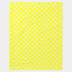 Yellow Mod Ball Design @ Emporio Moffa Fleece Deken
