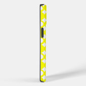 Yellow Mod Ball Design met naam Case-Mate iPhone Case (Achterkant / Rechts)