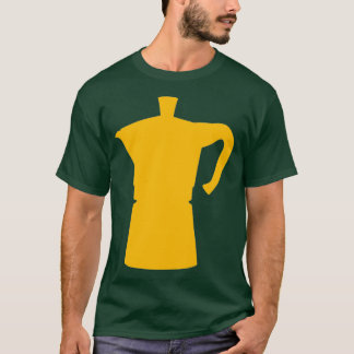 Yellow Moka Pot Limited edition design T-shirt