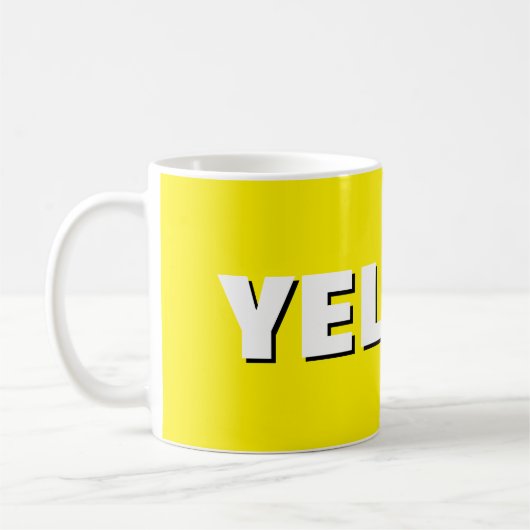 YELLOW Mug – Sunshine in Ceramic | We Are All Mugs (Gauche)