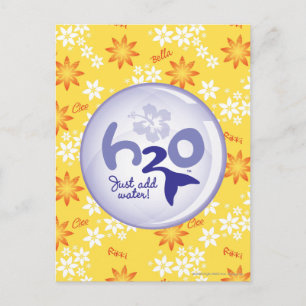 Yellow Name Pattern Briefkaart