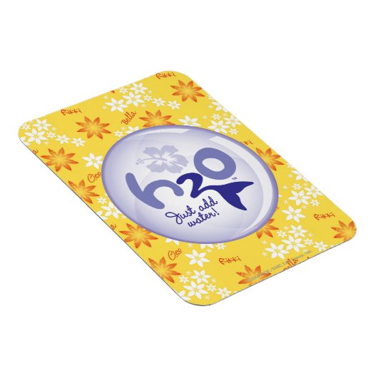 Yellow Name Pattern Magneet (Rechterzijde)