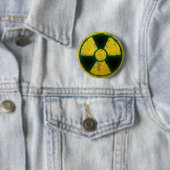 Yellow Nuke Ronde Button 5,7 Cm (In situ)