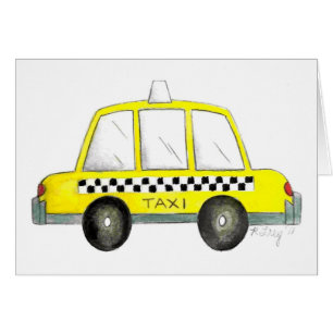 Yellow NYC À damiers Taxi Cab New York City NY