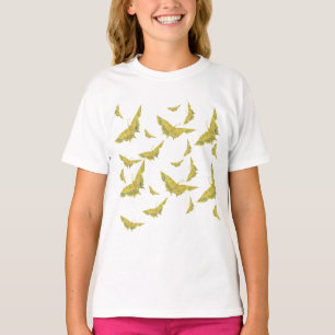 Yellow Old World Swallowtail Butterfly patroon T-shirt
