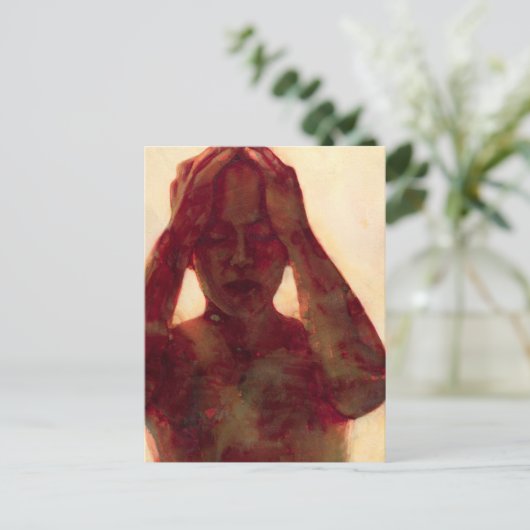 Yellow One Second Noise 2007 Briefkaart (Staand voorkant)